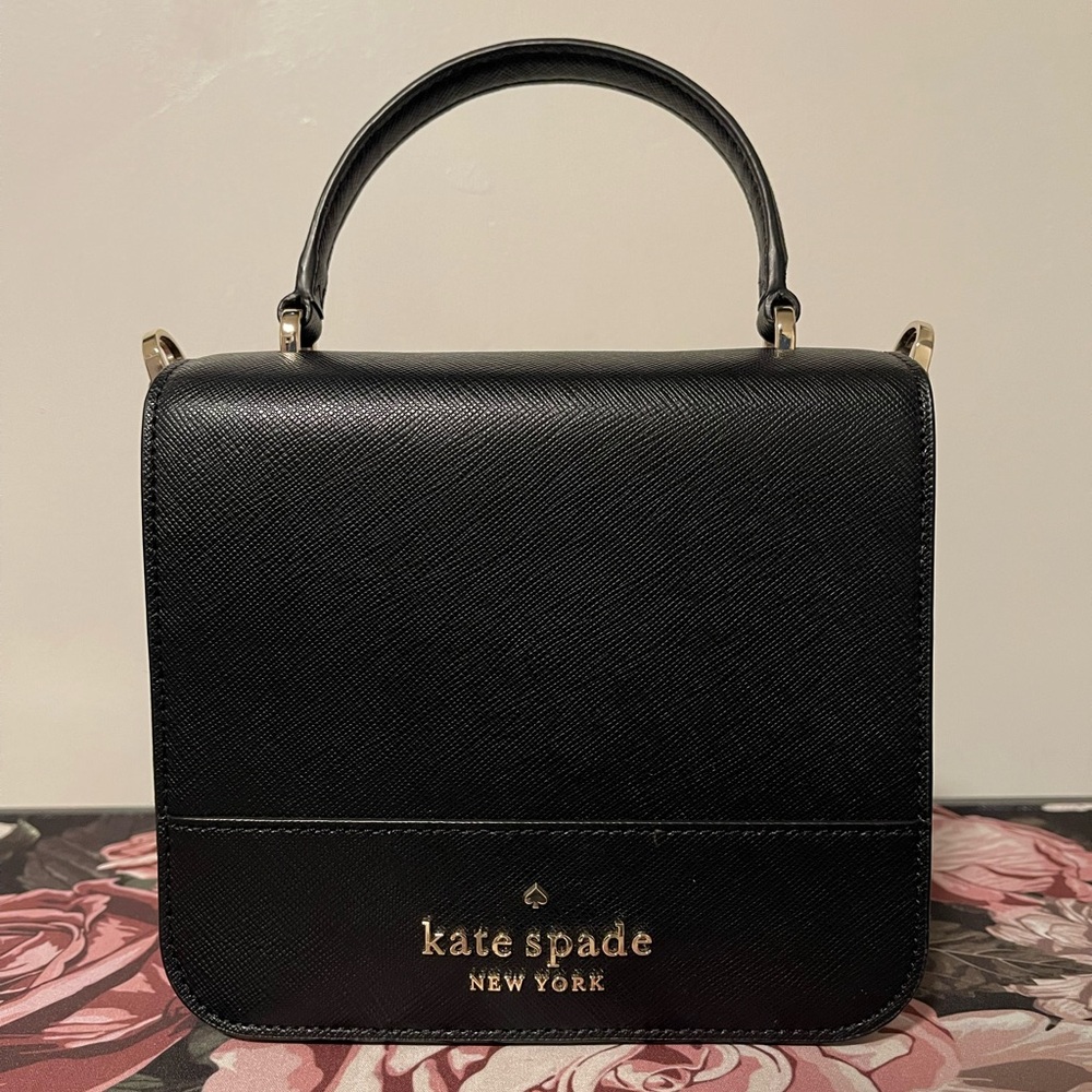 kate spade | Staci Square Crossbody in Black
